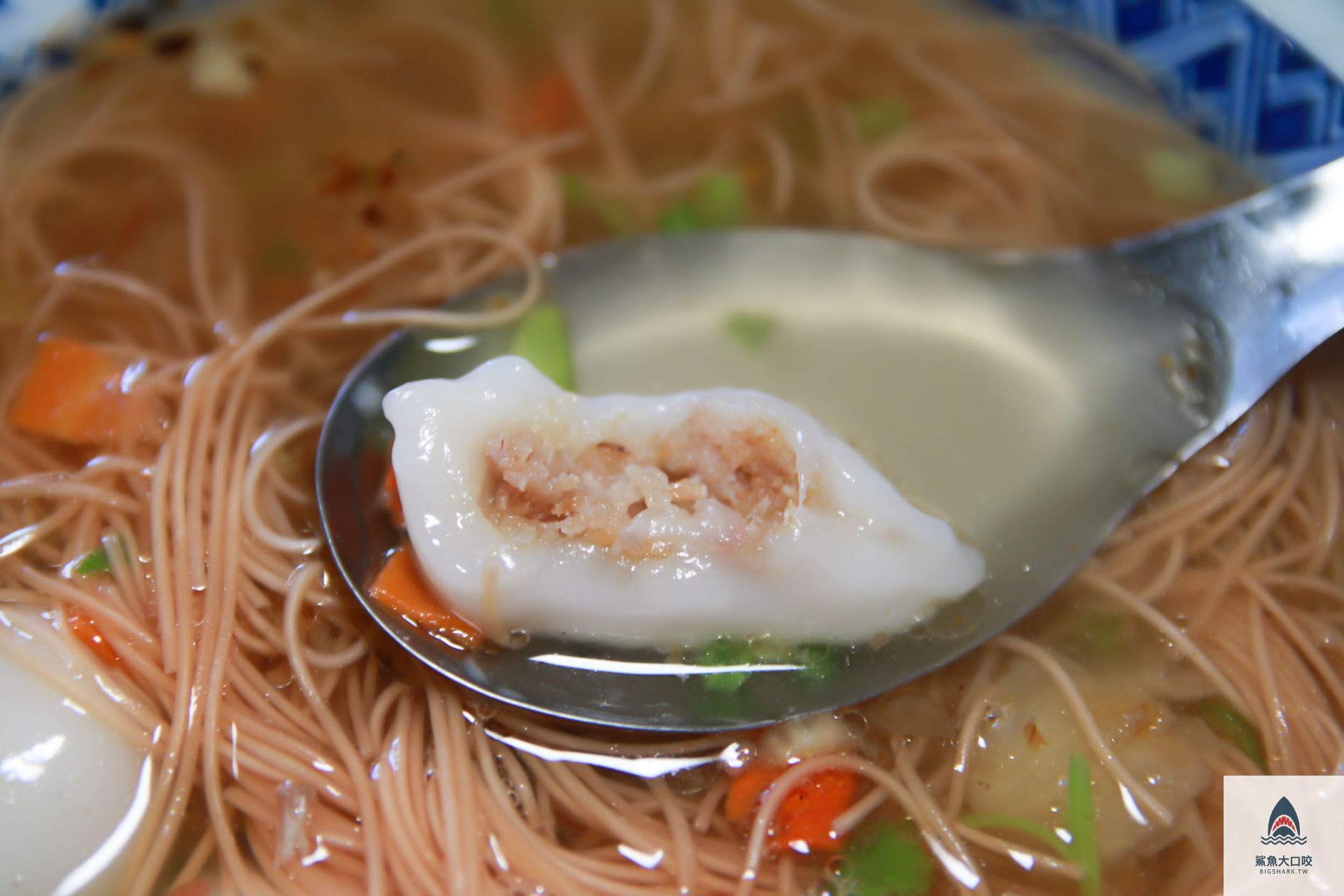 沙鹿肉圓仔,三角公園美食,沙鹿美食,沙鹿雞絲麵,肉圓仔雞絲麵 @鯊魚大口咬