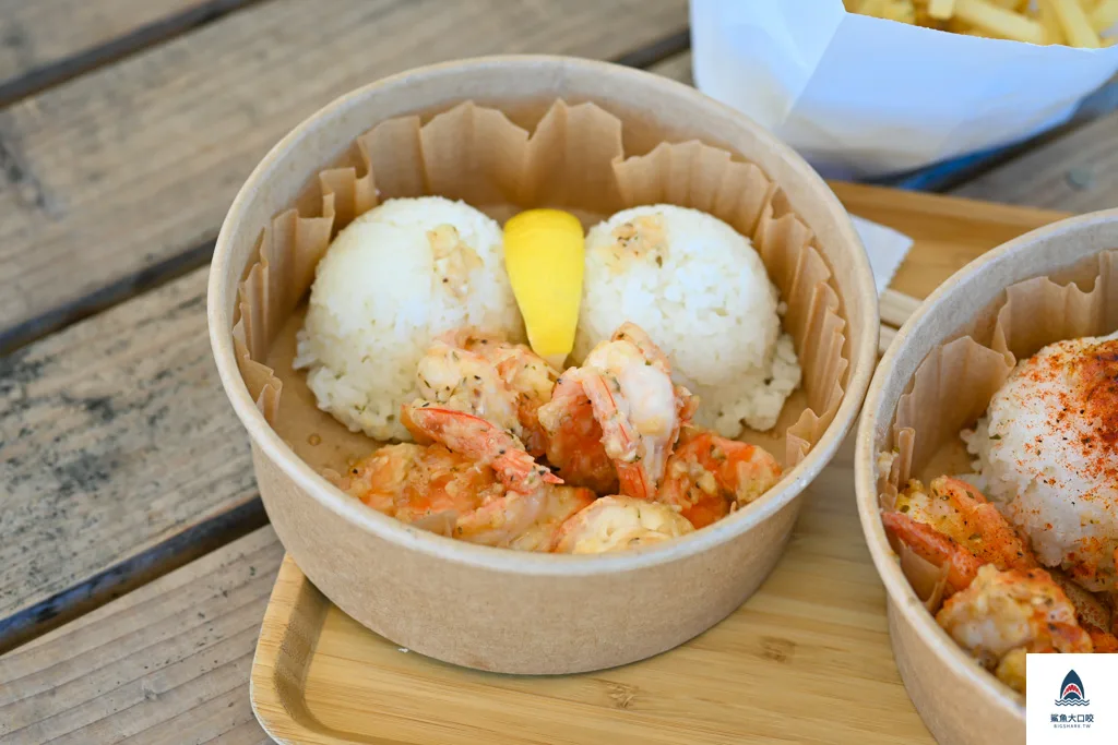 沖繩蝦蝦飯,蝦蝦飯,蝦蝦飯停車場,蝦蝦飯菜單,蝦餐車,Shrimp Wagon,古宇利島美食,古宇利島蝦蝦飯 @鯊魚大口咬